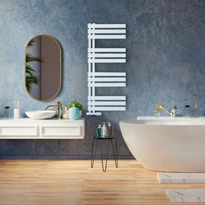 Oppio 115x40 cm - 600 Watt - Oppio Elite Handdoekradiator - Wit (Ral 9016)