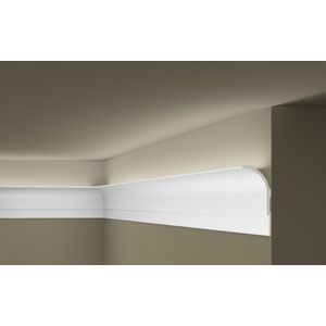 NMC Artstyl Kroonlijst AD22 - Plafondlijst - Sierlijst - Verlichtingsprofiel - Lengte 2 m