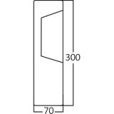 LED Tuinverlichting - Staande Buitenlamp - Brinton Tarin - 7W - Warm Wit 3000K - Mat Antraciet - Rond - Aluminium - 30cm