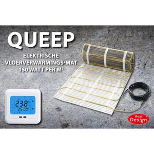 Best-Design Queep elektrische vloerverwarmings-mat 10.0 m2