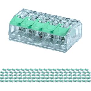 Kabelklemmen - Groen - Kunststof - Set van 100 Stuks