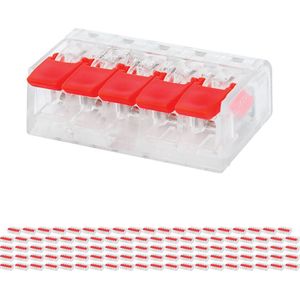 Kabelklemmen - Groen - Kunststof - Set van 100 Stuks