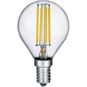 LED Lamp - Filament - Trion Tropin - E14 Fitting - 2W - Warm Wit-2700K - Transparant Helder - Glas