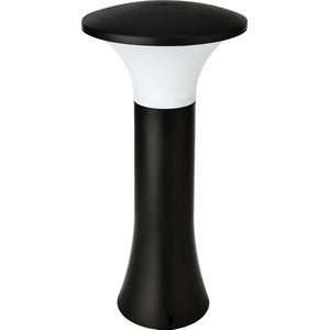 Staande Buitenlamp - Sokkellamp - Papatyana 2 - E27 Fitting - Rond - Zwart