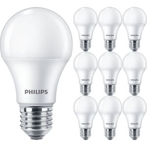 PHILIPS - LED Lamp E27 - 10 Pack - Mat - 10W - 1055lm - 840 Natuurlijk Wit