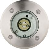 LED Grondspot - GU10 Fitting - Waterdicht IP67 - Inbouw - Rond - RVS Geborsteld