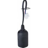 Verhuisfitting 10 Stuks - E27 Fitting/Houder - Kunststof Zwart 15cm Draad