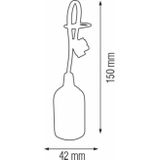 Verhuisfitting 10 Stuks - E27 Fitting/Houder - Kunststof Zwart 15cm Draad