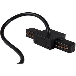 Spanningsrail Voedingsconnector - Prixa - 1 Fase - Middenvoeding - Zwart