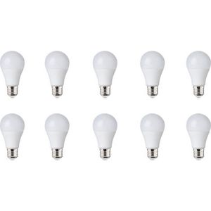 LED Lamp 10 Pack - E27 Fitting - 10W Dimbaar - Natuurlijk Wit 4200K