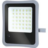 LED Floodlight op Zonne-energie - LED Schijnwerper - Aigi Florida - LED Solar Tuinverlichting Wandlamp - Afstandsbediening - Waterdicht IP65 - 100W - Helder/Koud Wit 6500K