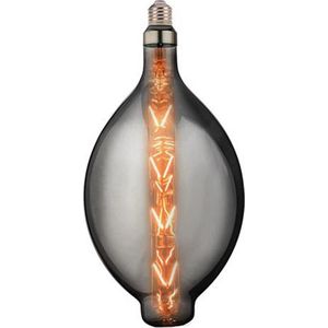 LED Lamp - Design - Elma XL - E27 Fitting - Titanium - 8W - Warm Wit 2400K