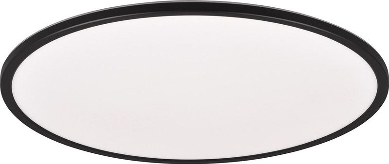 Trion - Skiff - LED Plafondlamp - Mat Zwart - 30W - Dimbaar - Afstandsbediening