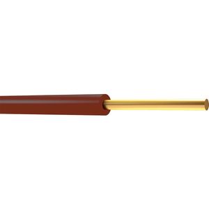 Installatiedraad - Bruin - H07V-U - Rol van 100 Meter