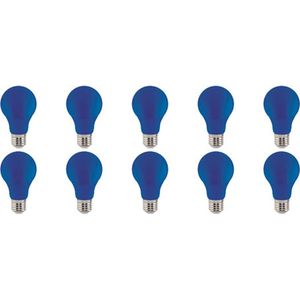 LED Lamp 10 Pack - Specta - Blauw Gekleurd - E27 Fitting - 3W