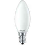 Voordeelpak PHILIPS - LED Lamp E14 10 Pack - Corepro LEDcandle E14 Mat 2.2W 250lm - 927 Zeer Warm Wit 2700K | Vervangt 25W