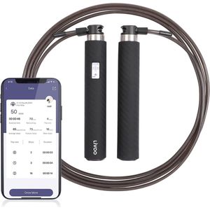 Livoo smart jump rope - springtouw met verstelbare kabel - 265cm -Compatibel met elke smartphone - Bluetooth