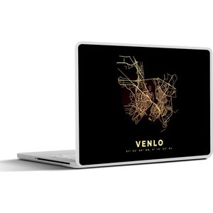 Laptop sticker - 17.3 inch - Stadskaart - Kaart - Venlo - Plattegrond - Nederland - 40x30cm - Laptopstickers - Laptop skin - Cover