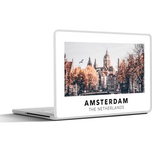 Laptop sticker - 13.3 inch - Amsterdam - Nederland - Brug - 31x22,5cm - Laptopstickers - Laptop skin - Cover