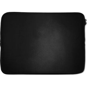 Laptophoes 14 inch - Beton print - Zwart - Grijs - Structuur - Industrieel - Laptop sleeve - Binnenmaat 34x23,5 cm - Zwarte achterkant