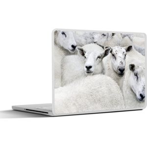 Laptop sticker - 14 inch - Schapen - Dieren - Boerderij - 32x5x23x5cm - Laptopstickers - Laptop skin - Cover