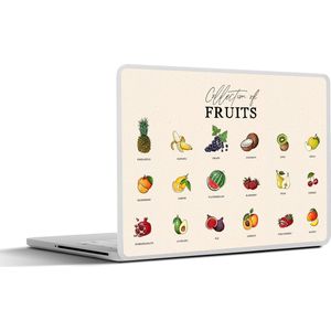 Laptop sticker - 14 inch - Fruit - Keuken - Voedsel - 32x5x23x5cm - Laptopstickers - Laptop skin - Cover - Cadeau voor vrouw
