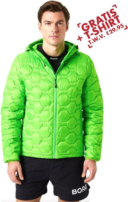 Björn Borg - Down Liner Jacket - Zwart - 100% Gerecycled Polyester