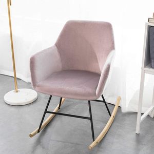 Schommelstoel - Fauteuil - Relaxfauteuil - Fauteuil Fluwelen Zitting