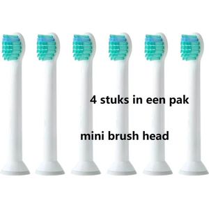 8 stuks - Mini opzetborstels voor Philips Sonicare - Bule indicator Bristels P-HX- 6024