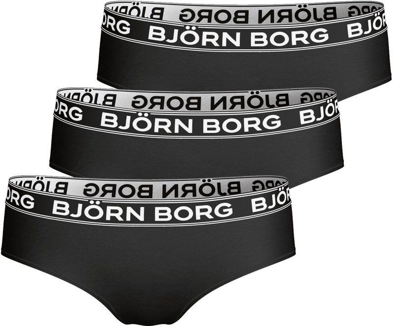 Björn Borg - Iconic Cheeky - Hipsters - Zwart - 3 Pack