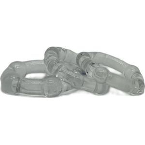 Cockring set - Transparant - Stretch - set - Penisring