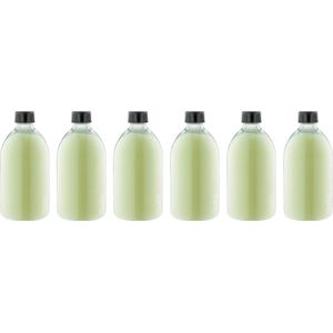 Scrubzout Zen Moment - 650 gram - Fles met zwarte dop - set van 6 stuks - Hydraterende Lichaamsscrub