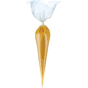 Scrubzout Appel-Kaneel - 300 gram in puntzak transparant- set van 6 stuks - Hydraterende Lichaamsscrub