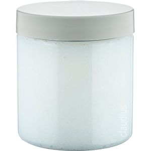 Luxe Verzorgende Bodyscrub-Gel Bamboe - 400 gram - Pot met witte deksel - set van 6 stuks - Hydraterende Lichaamsscrub