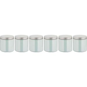Scrubzout Hammam Herbal - 300 gram - Pot met aluminium deksel - set van 6 stuks - Hydraterende Lichaamsscrub