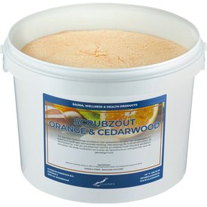 Scrubzout Sweet Orange & Cedarwood - 20 KG - Hydraterende Lichaamsscrub
