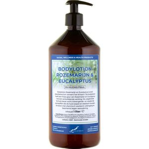 Bodylotion Rozemarijn & Eucalyptus 1 liter - met gratis pomp