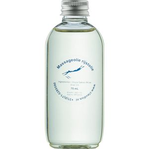 Rijstolie 75 ml - 100% natuurlijk en koud geperst - goed voor huid, haar en lichaam - set van 10 stuks