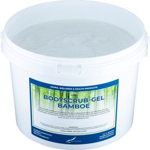 Luxe Verzorgende Bodyscrub-Gel Bamboe - 10 KG - Hydraterende Lichaamsscrub
