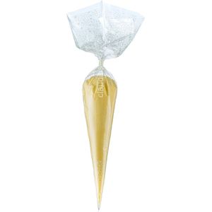 Scrubzout Vanille - 300 gram in puntzak wit - set van 6 stuks - Hydraterende Lichaamsscrub