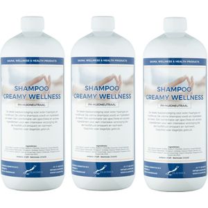 Shampoo Creamy Wellness 1 Liter - set van 3 stuks