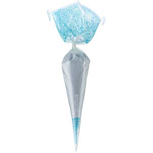 Scrubzout Lavendel - 500 gram in puntzak blauw - set van 6 stuks - Hydraterende Lichaamsscrub