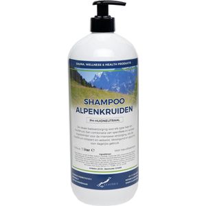 Shampoo Alpenkruiden - 1 liter - met gratis pomp - Haarverzorging