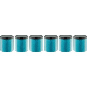 Badkaviaar Opium - 200 gram - Pot met zwarte deksel - set van 6 stuks - bad parels voor in bad
