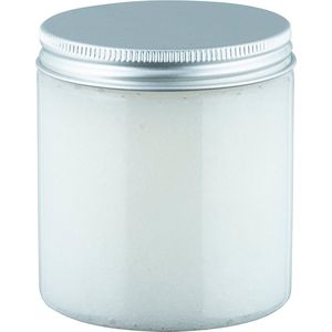 Luxe Verzorgende Bodyscrub-Gel Bamboe - 400 gram - Pot met aluminium deksel - set van 6 stuks - Hydraterende Lichaamsscrub