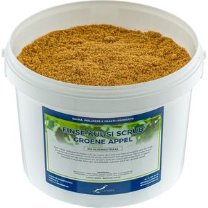 Kuusi Scrub Groene Appel 1 liter - Hydraterende Lichaamsscrub