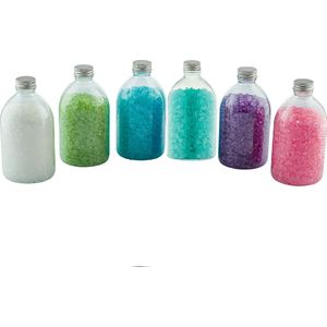 Claudius Badzout - 600 gram - set van 6 verschillende geuren: Relaxing Moment, Eucalyptus, Opium, Hamam, Lavendel en rozen