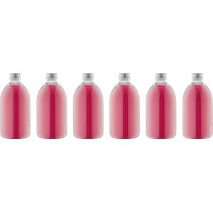 Scrubzout Fruity melon - 650 gram - Fles met aluminium dop - set van 6 stuks - Hydraterende Lichaamsscrub