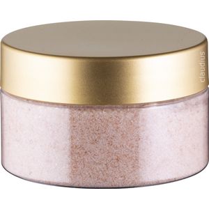 Claudius Himalayazout 300 gram - fijne korrels (0,4 - 0,9 mm) - 100% natuurlijk - Pot met luxe goude deksel