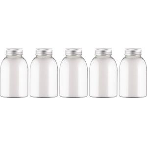 Scrubzout White Lotus - 300 gram - fles met aluminium dop - Hydraterende Lichaamsscrub - set van 5 stuks